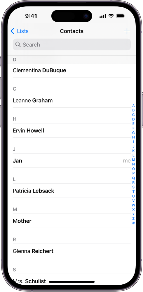 The result of a shortcut showing multiple contacts being added.