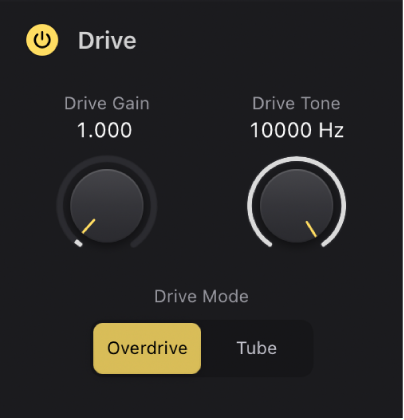 Figure. Vintage Electric Piano Drive parameters.