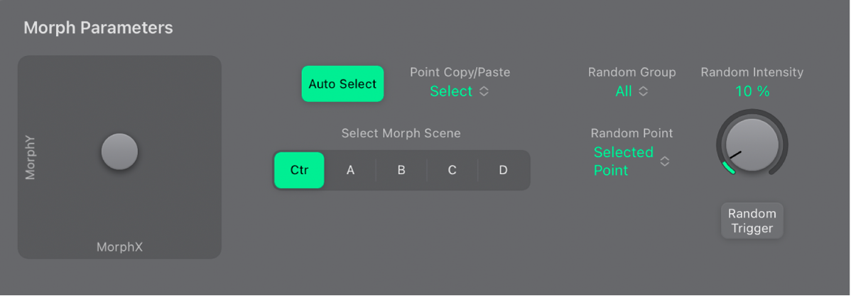 Figure. Morph Parameters.