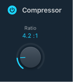 Figure. Fuzz-Wah Compressor controls.