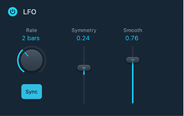 Figure. Ringshifter LFO controls.