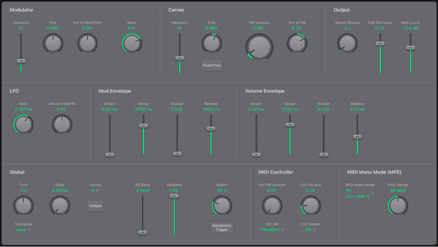 Figure. EFM1 window showing main interface areas.