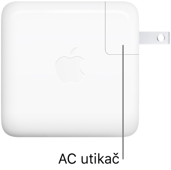 Strujni adapter USB-C od 67 W.