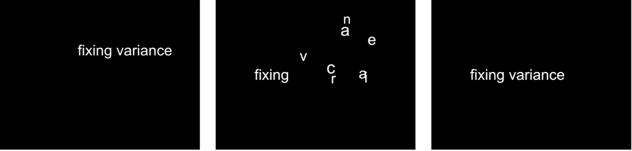 Canvas showing Sequence Text behavior with Fix setting set to End Point