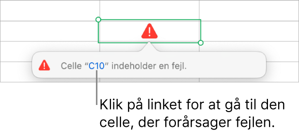 Link til en cellefejl.