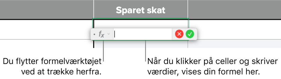 Formelværktøjet.