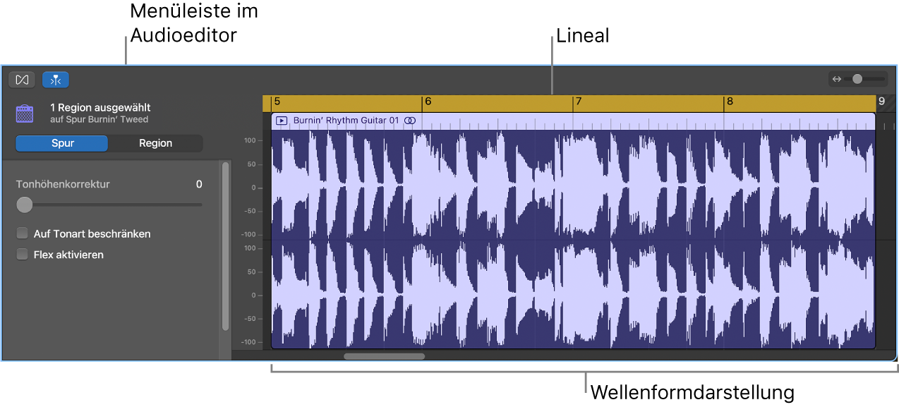 Der Audio-Editor