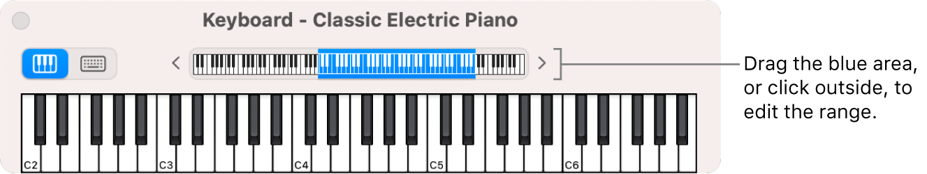 Onscreen keyboard.