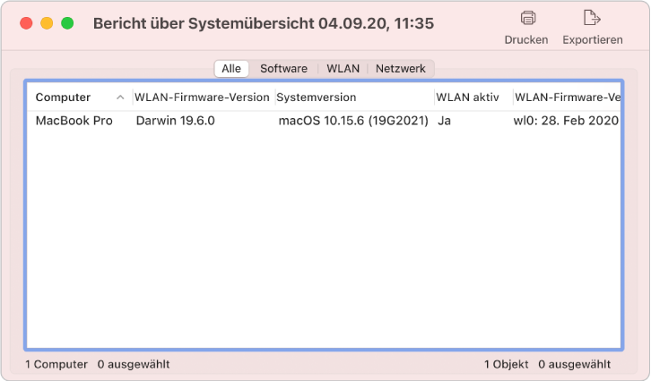 Software-Suchfenster