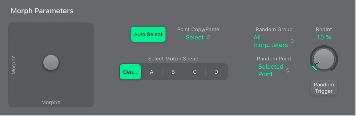 Figure. Morph Parameters.