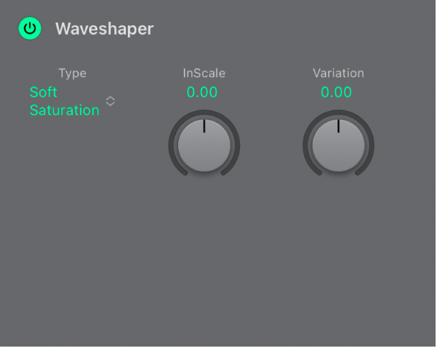 Figure. Waveshaper parameters.