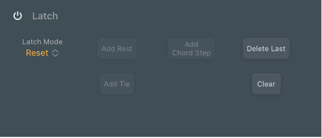 Figure. Arpeggiator Control parameters.