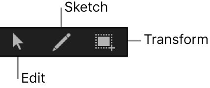 Keyframe editing tools in Keyframe Editor