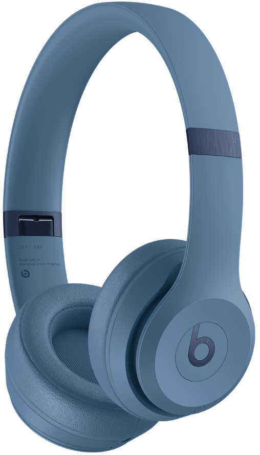 Image of Beats Solo 4 headphones in Slate Blue