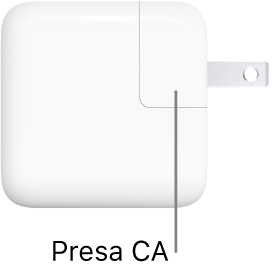 L’alimentatore USB-C da 30 W.