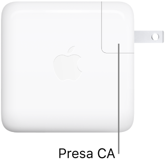 L’alimentatore USB-C da 70 W.