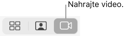 Tlačidlo Video (kde môžete nahrať video).
