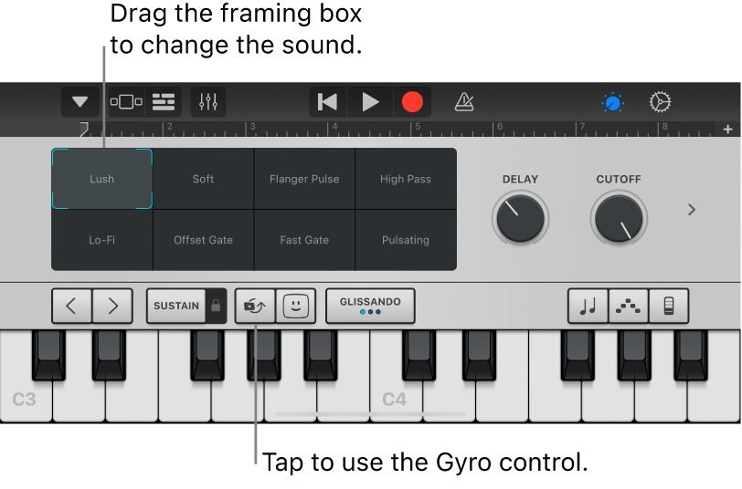 Keyboard Touch Instrument