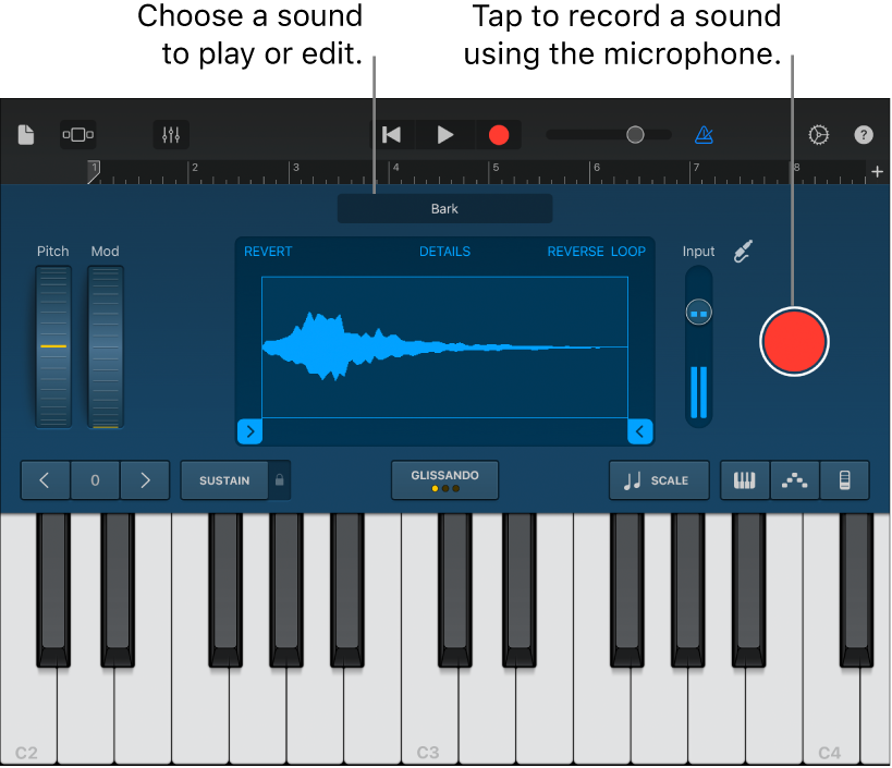 Sampler Touch Instrument