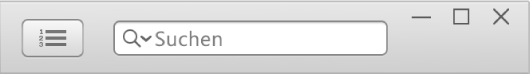 Das Suchfeld in iTunes
