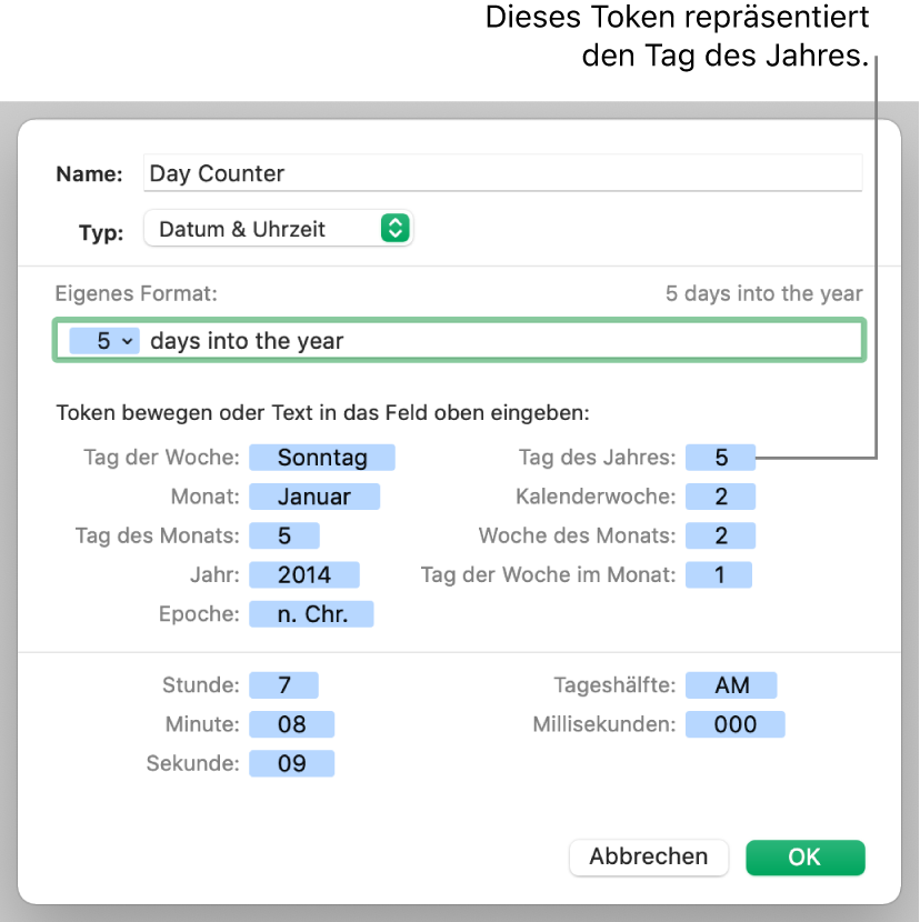 Eigenes Zellenformat für Datum und Uhrzeit