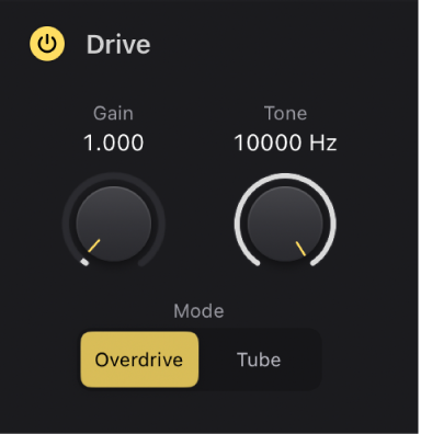 Figure. Vintage Electric Piano Drive parameters.