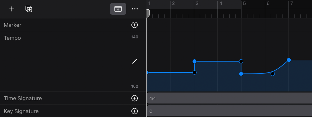 Figure. The Tempo track.