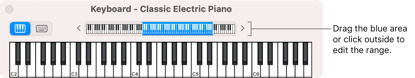 Onscreen keyboard.