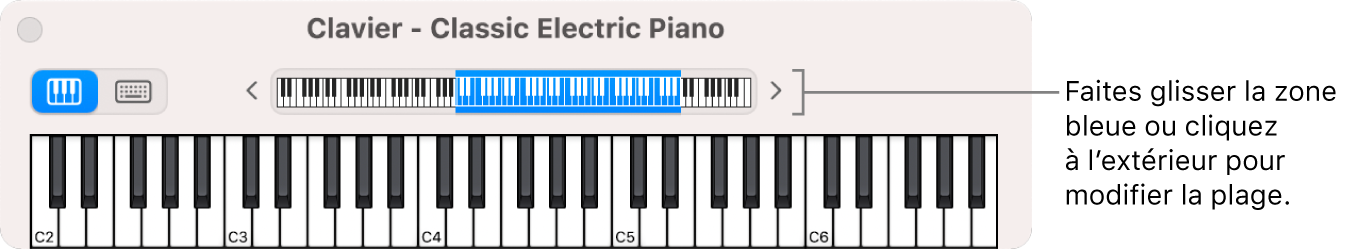 Clavier à l’écran.