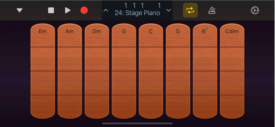 Figure. Strings Chord Strips.