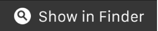 Show in Finder Touch Bar button