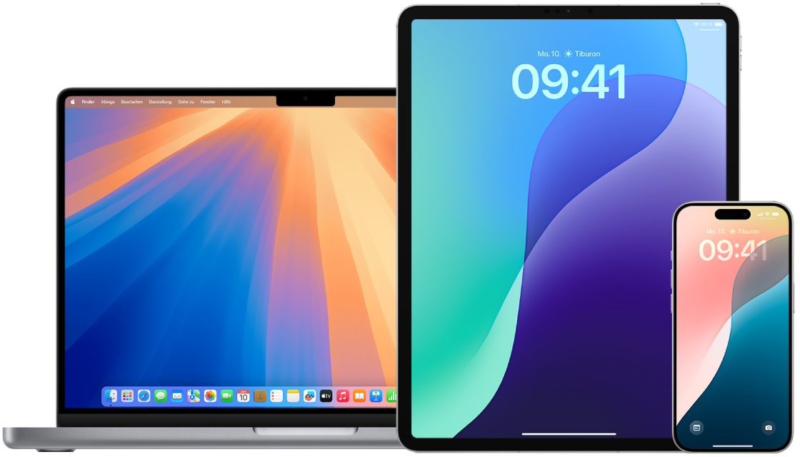 MacBook Pro, iPad und iPhone