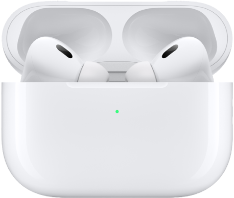 AirPods Pro 2 في علبة الشحن.