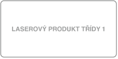 Štítek Laserový produkt třídy 1