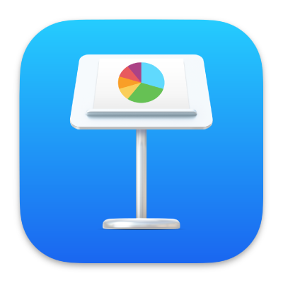 El ícono de la app Keynote.