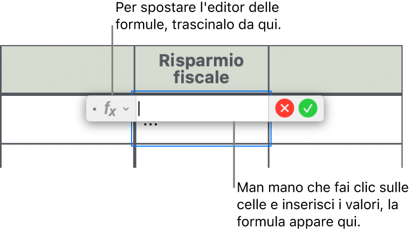 L’Editor formule.