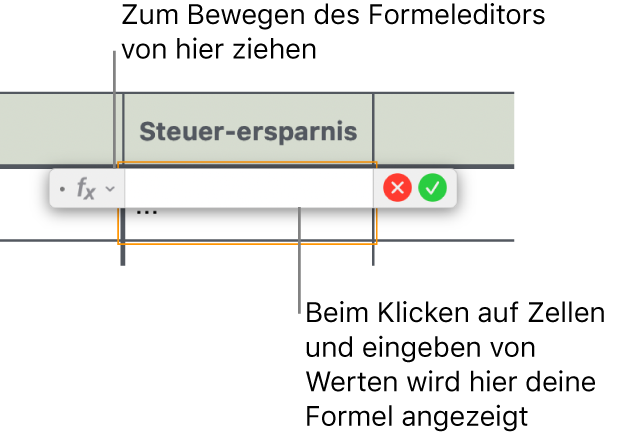 Der Formeleditor