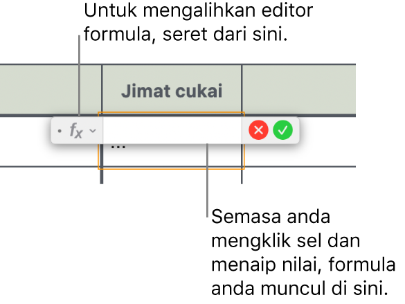 Editor Formula.