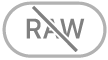 le bouton RAW désactivé