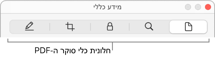 כלי סוקר של PDF.