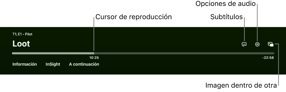 Controles de reproducción