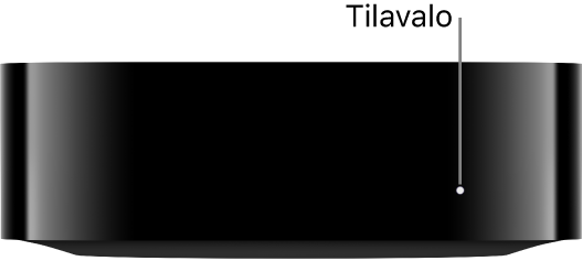 Apple TV, jossa on tilavalo