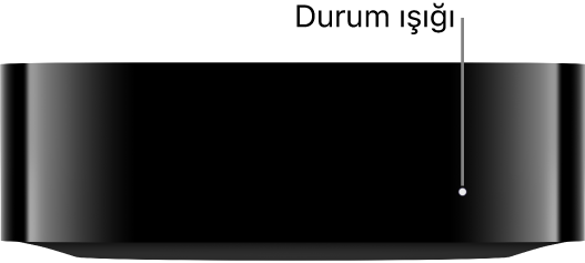 Durum ışığı gösterilen Apple TV