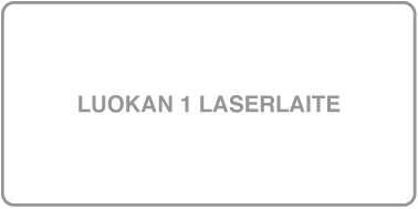 Luokan 1 lasertuotteen symboli