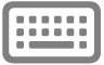 de toetsenbordknop