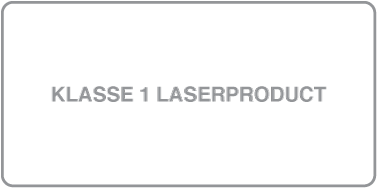 Symbool van een klasse 1 laserproduct