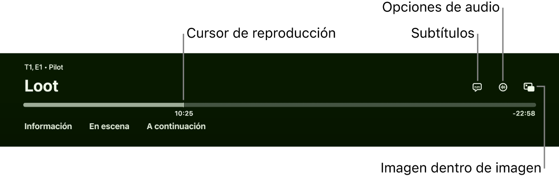 Controles de reproducción