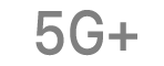 Statussymbolet for 5G+.