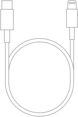 USB-C на Lightning кабл.