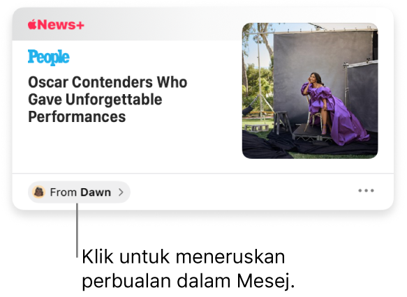 Artikel berita dikongsi dalam News. Klik label Daripada untuk menghantar balasan dalam Mesej.